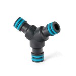Garden Hose 12mm Plastic 3 Way Coupling