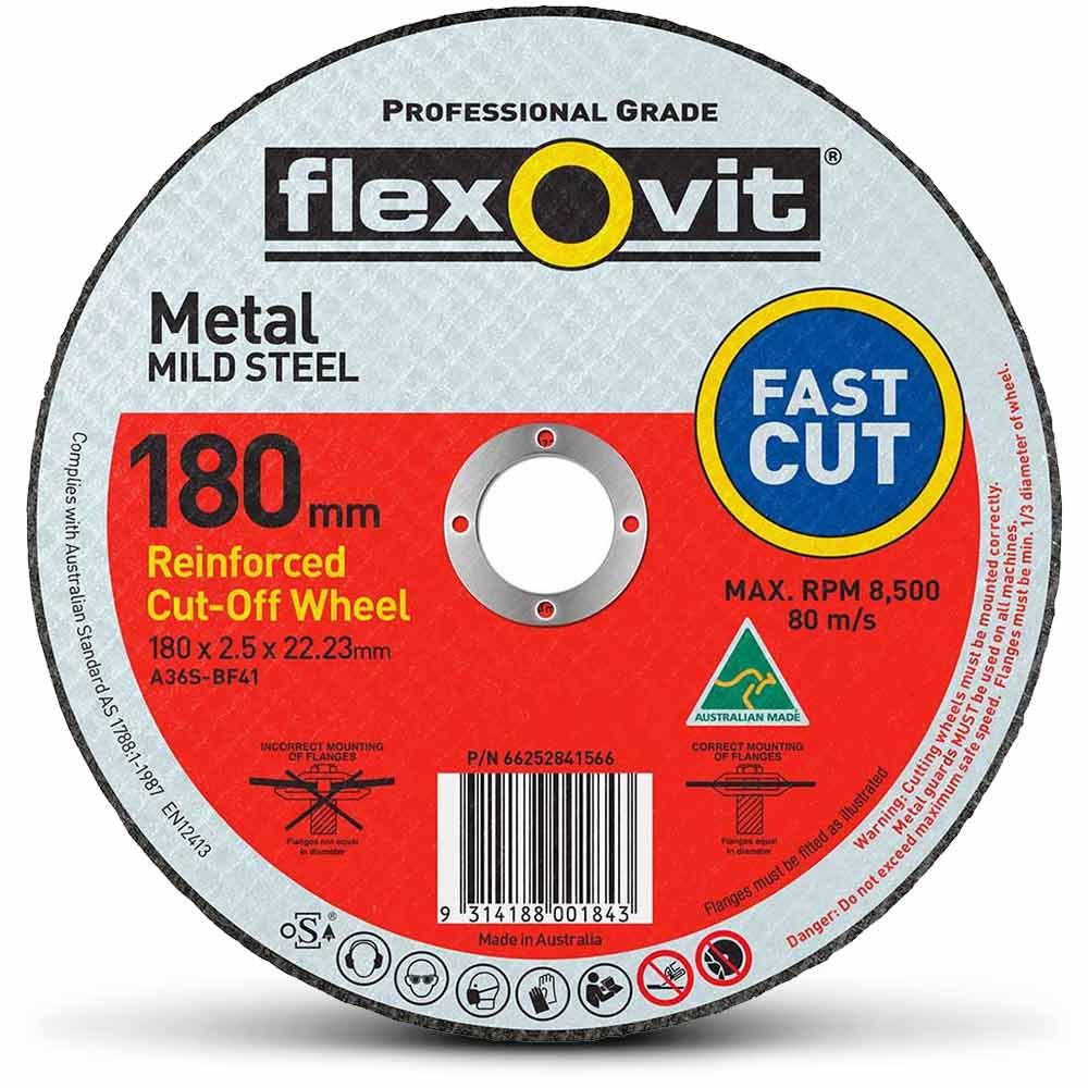 CWS180 Flexovit Metal Cutoff Wheel - Image 1