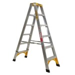 Gorilla Stepladder Double Side Aluminium 6FT (1.8m) 180kg