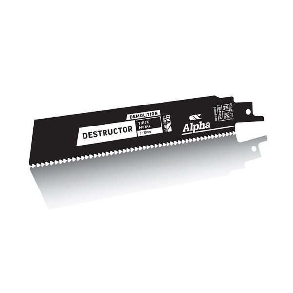 Alpha Recipro Blade Demolition Metal 10TPI - Pack of 5