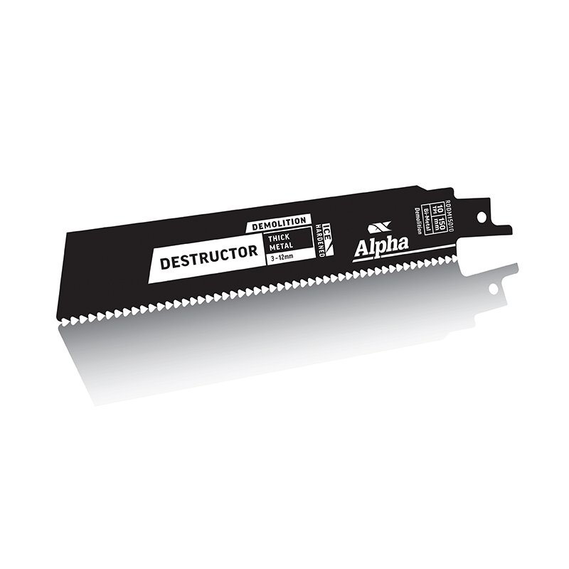 RECIPM10150-5 Alpha Recipro Blade Demolition Metal 10TPI - Pack of 5 - Image 1