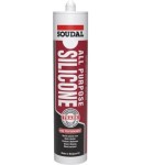 Soudal All Purpose Silicone Dark Grey 300mL (Colourbond Windspray)