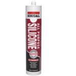Soudal All Purpose Silicone Misty Grey 300mL